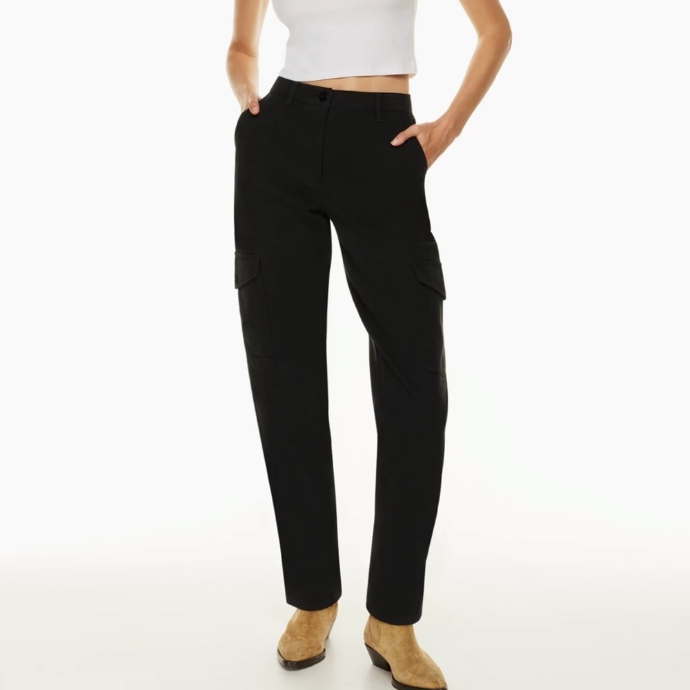Wilfred Black Straight Leg Pants